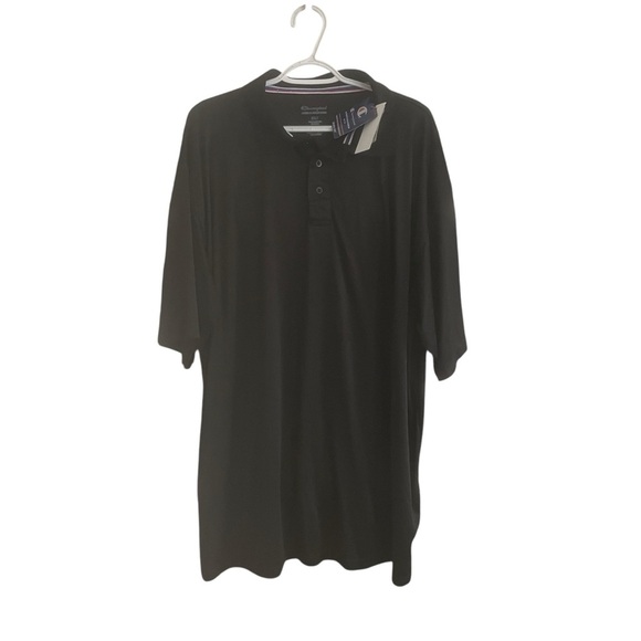 Champion Mens Black Polo Double Dry NWT Size 2XL Golf Performance - Picture 2 of 8